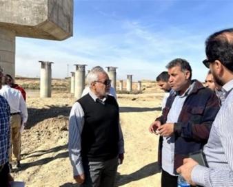 فرمانده قرارگاه سازندگی خاتم الانبیاء(ص) از پروژه‌های مهم ‌اهواز بازدید کرد