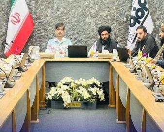 دیدار وزیر معدن طالبان با استاندار اصفهان