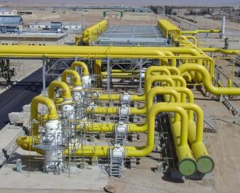 آغاز اورهال ایستگاه‌های تقویت فشار گاز نفت‌خیز جنوب