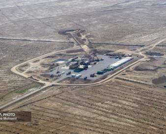 استقرار ششمین دکل به ناوگان حفاری میدان نفتی سپهر - جفیر