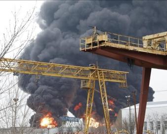 حمله پهپادی اوکراین به پالایشگاه نفت سیزران روسیه